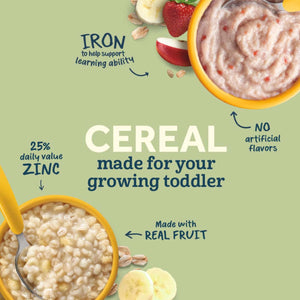 Gerber Hearty Bits Multigrain Cereal Banana Apple Strawberry 2(8oz)