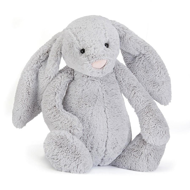 Jellycat Bashful Silver Bunny - Huge H51cm - Happikiddo.com