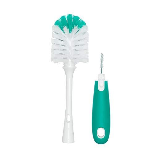 OXO Tot Bottle Brush with Nipple Cleaner and Stand - Happikiddo.com