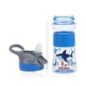 Nuby Flip it REFLEX (Tritan) Soft Spout Sports Bottle 360ml-12oz - Happikiddo.com