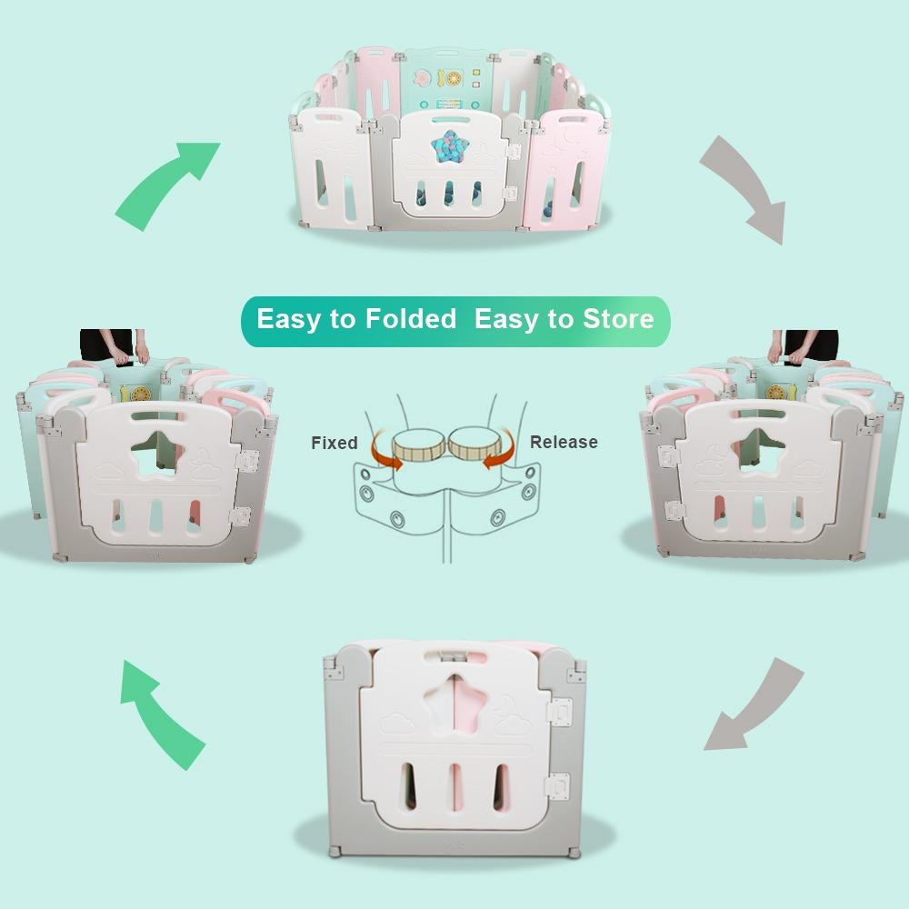 Coby Starlight Foldable Fence - Happikiddo.com