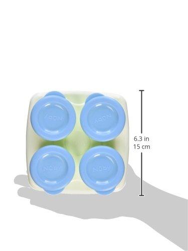 Nuby Garden Fresh Food Snack Pots in Tray - Happikiddo.com