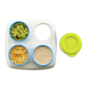Nuby Garden Fresh Food Snack Pots in Tray - Happikiddo.com