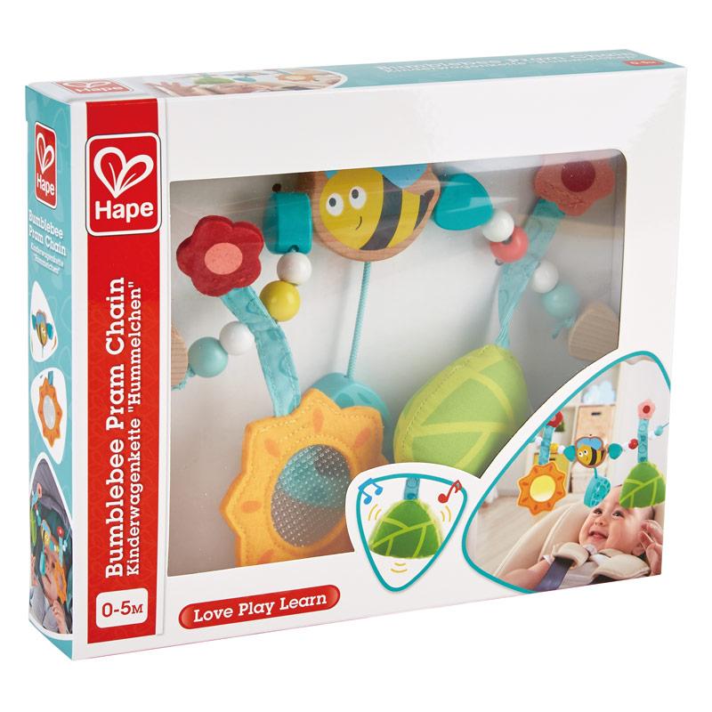 Hape Bumble Bee Pram Chain - Happikiddo.com