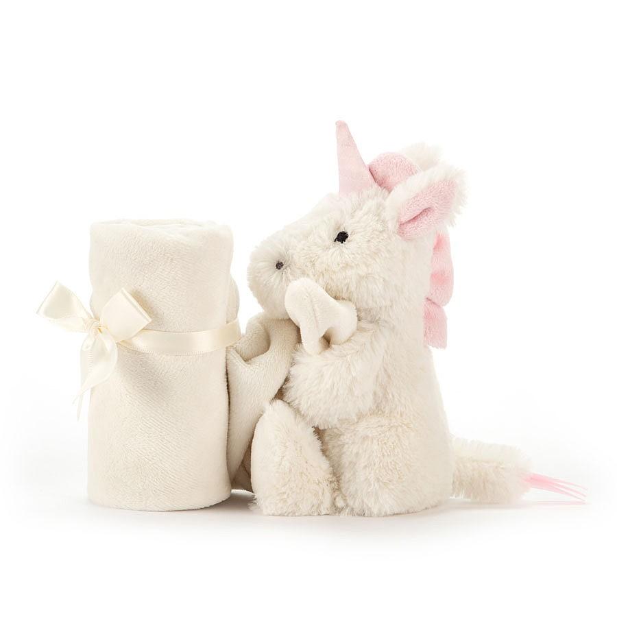 Jellycat Bashful Unicorn Soother (One Size H 34cm) - Happikiddo.com