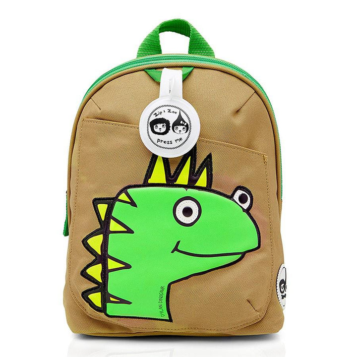 Zip & Zoe Dylan Dino Face. Mini Backpack & Safety Harness - Happikiddo.com