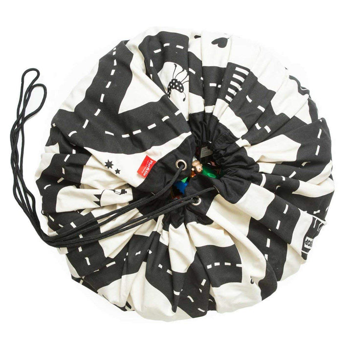Play & Go 2-in-1 Storage Bag & Playmat- Roadmap - image 2 - Happikiddo.com