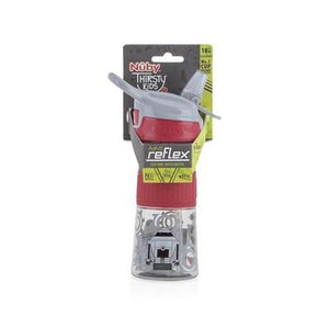 Nuby Flip it REFLEX (Tritan) Soft Spout Sports Bottle 360ml-12oz - Happikiddo.com