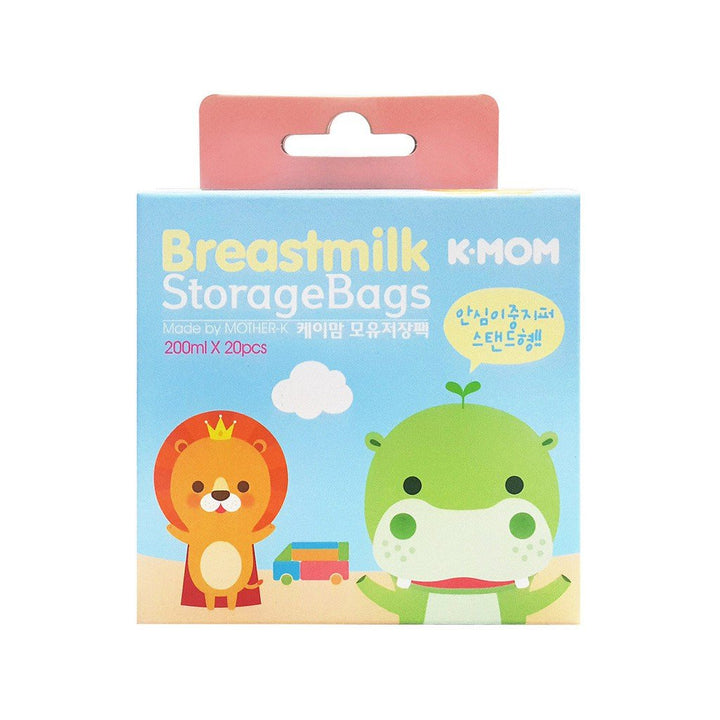 K-MOM Breastmilk Storage Bags 200ml - 20pcs - Happikiddo.com