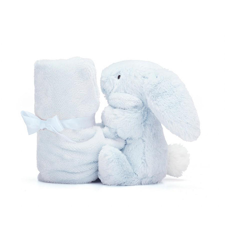 Jellycat Bashful Blue Bunny Soother (One Size 34cm) - Happikiddo.com
