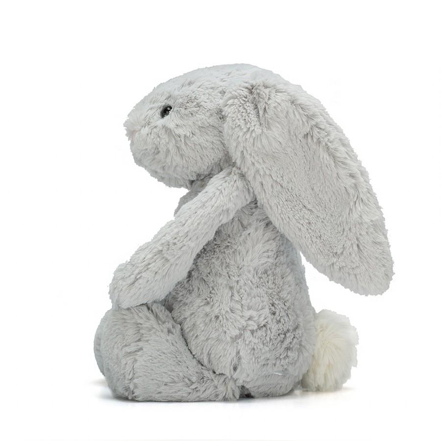 Jellycat Bashful Silver Bunny Medium (H 31cm) - Happikiddo.com