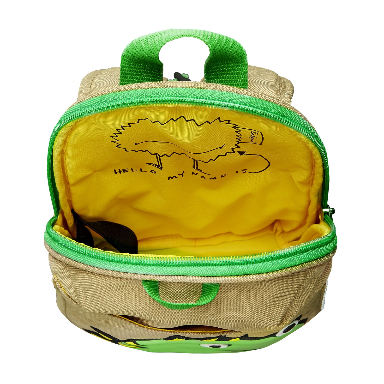 Zip & Zoe Dylan Dino Face. Mini Backpack & Safety Harness - Happikiddo.com
