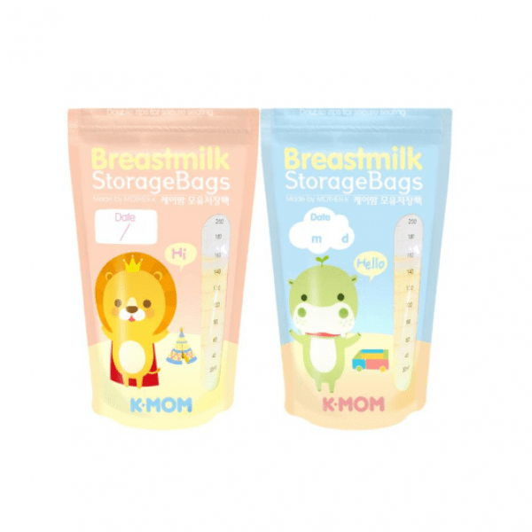 K-MOM Breastmilk Storage Bags 200ml - 20pcs - Happikiddo.com