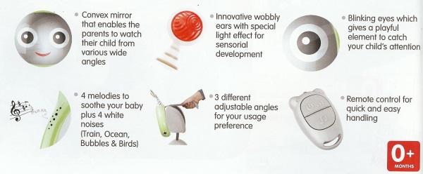 BenBat Oly Active Baby Car Mirror - Happikiddo.com