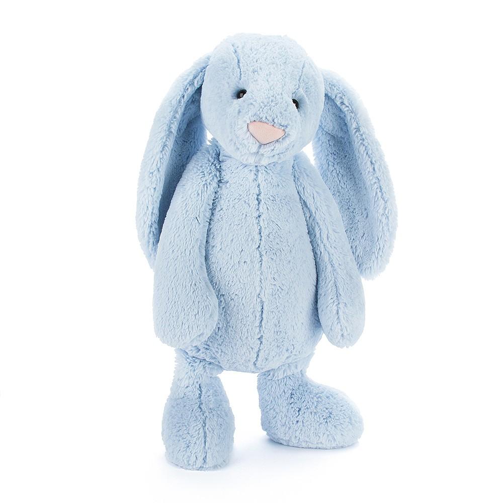 Jellycat Bashful Blue Bunny - Huge H51cm - Happikiddo.com
