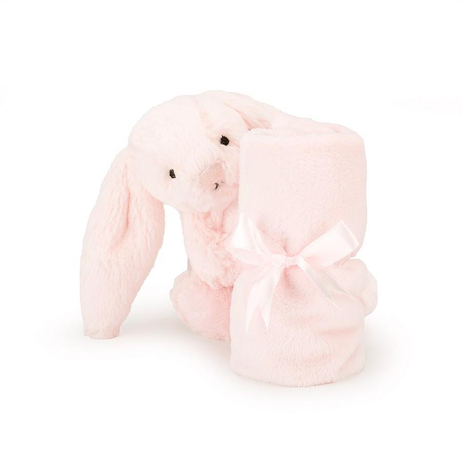 Jellycat Bashful Pink Bunny Soother (One Size H34cm) - Happikiddo.com