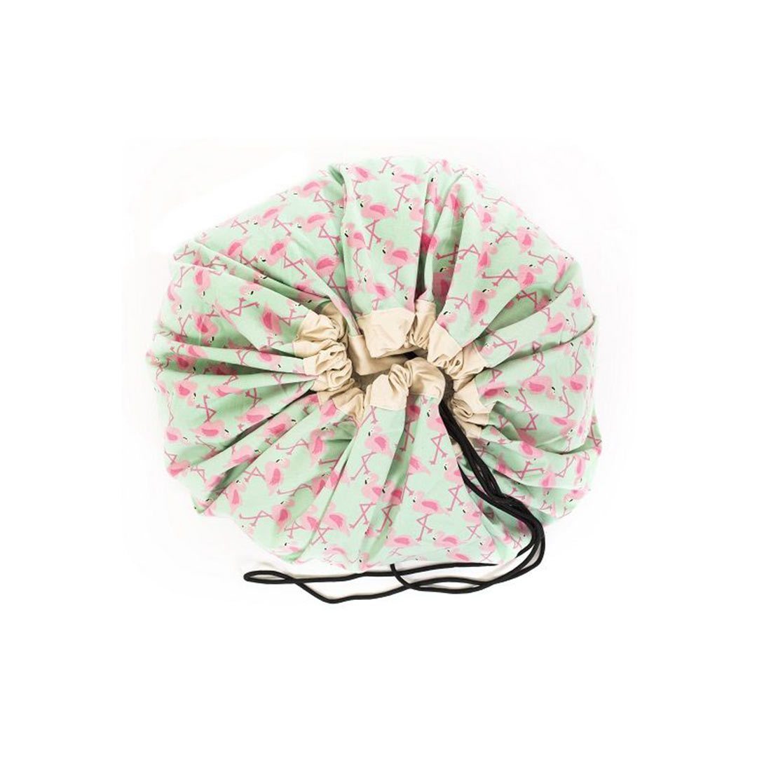 Play & Go 2-in-1 Storage Bag & Playmat - Flamingo - Happikiddo.com