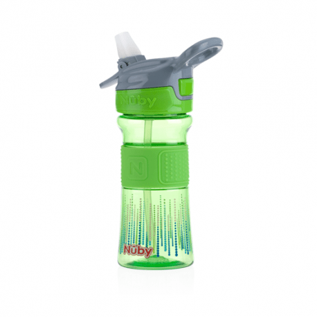 Nuby Flip it REFLEX (Tritan) Soft Spout Sports Bottle 360ml-12oz - Happikiddo.com