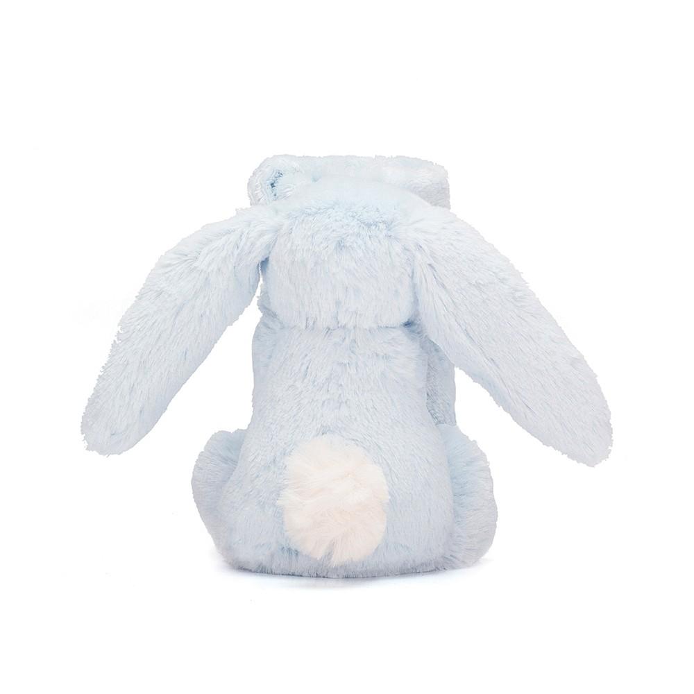 Jellycat Bashful Blue Bunny Soother (One Size 34cm) - Happikiddo.com