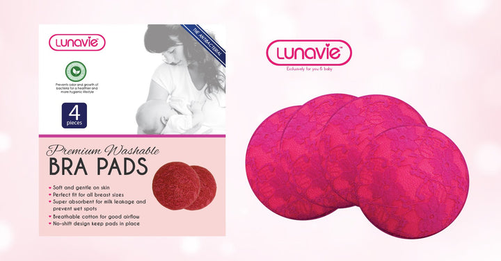 Lunavie Premium  Washable Bra Pads - Happikiddo.com
