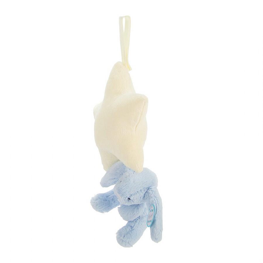 Jellycat Bashful Blue Bunny Star Musical Pull (One Size 28cm) - Happikiddo.com