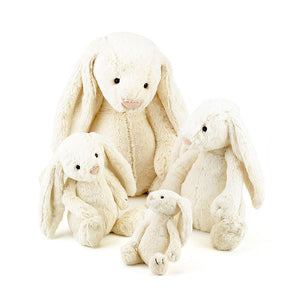 Jellycat Bashful Cream Bunny Medium (H 31cm) - Happikiddo.com