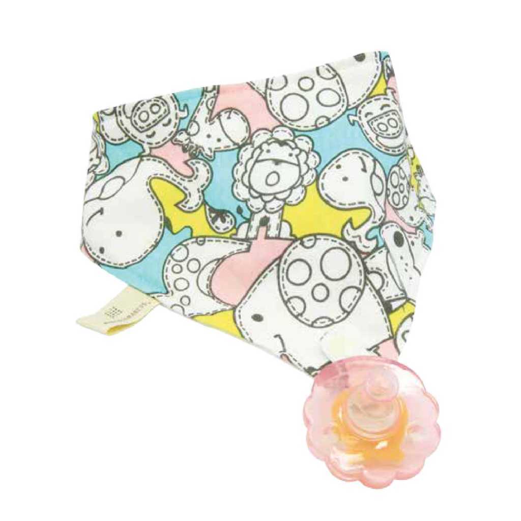 Marcus & Marcus Organic Bandana Pacifier Bib - Happikiddo.com