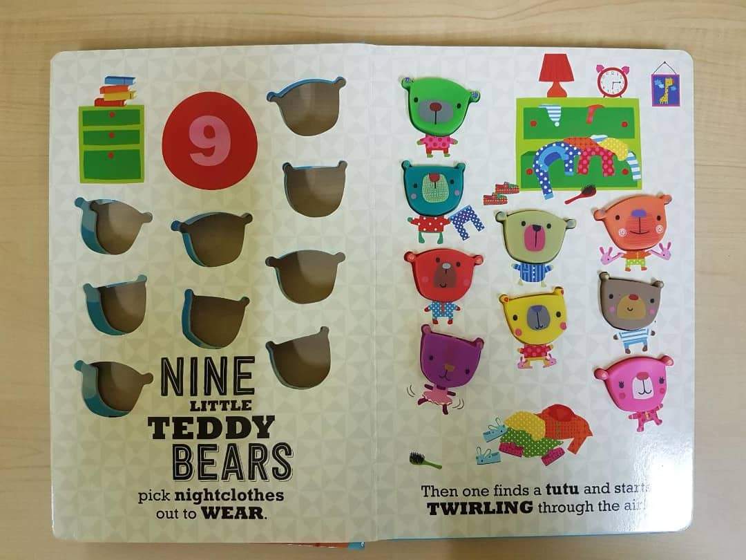 Ten Little Teddy Bears Splashing In The Bath - Happikiddo.com