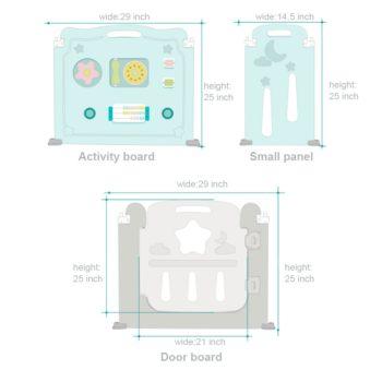 Coby Starlight Foldable Fence - Happikiddo.com