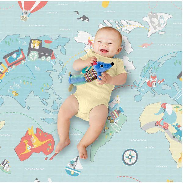 Skip Hop Reversible Playmat - Little Travelers - Happikiddo.com