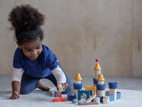 Plan Toys Castle Blocks- Orchard