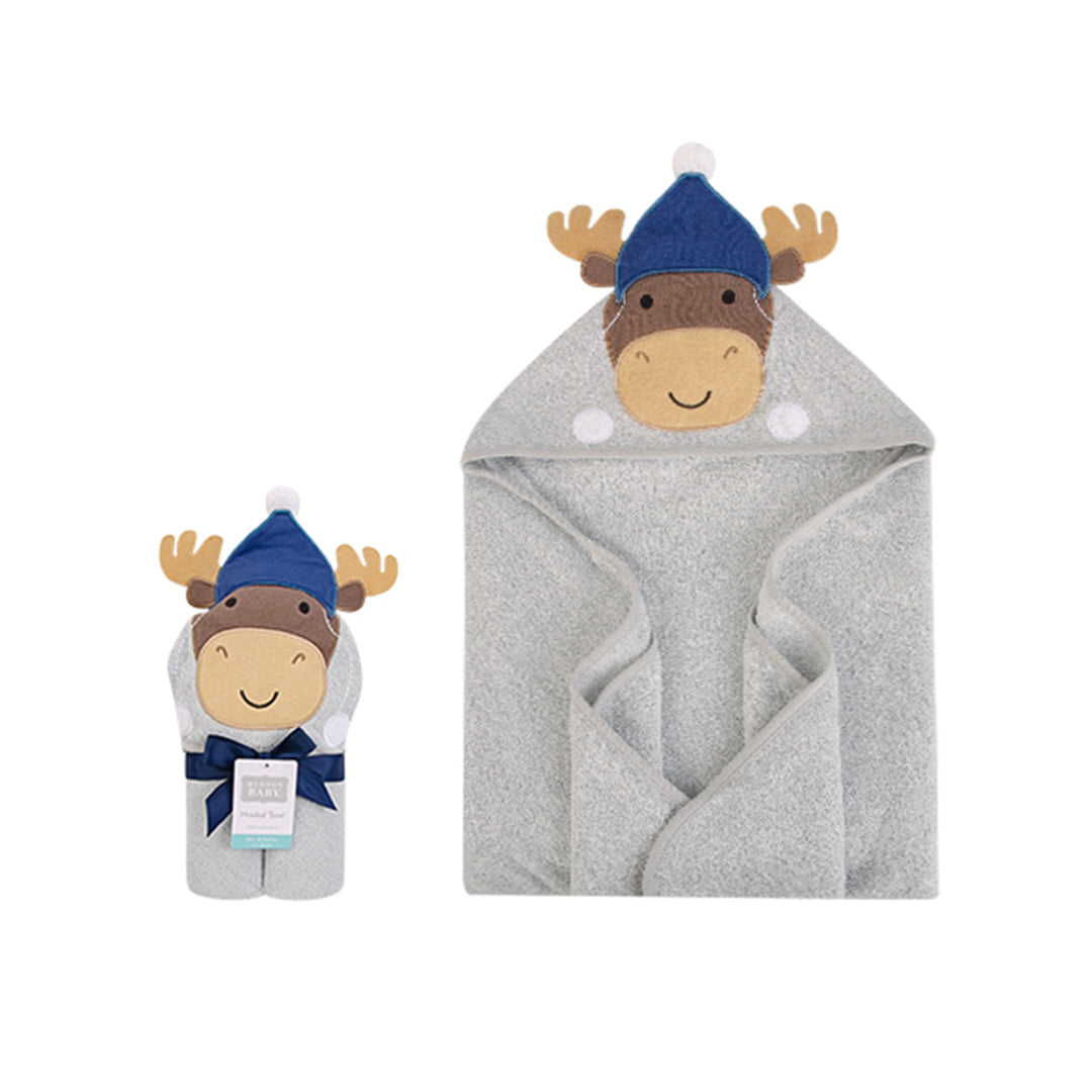 Hudson Baby Animal Hooded Towel- Deer