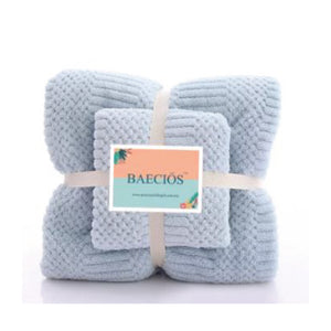 Baecios Coral Fleece Microfiber Towel Set - image 4 - Happikiddo.com