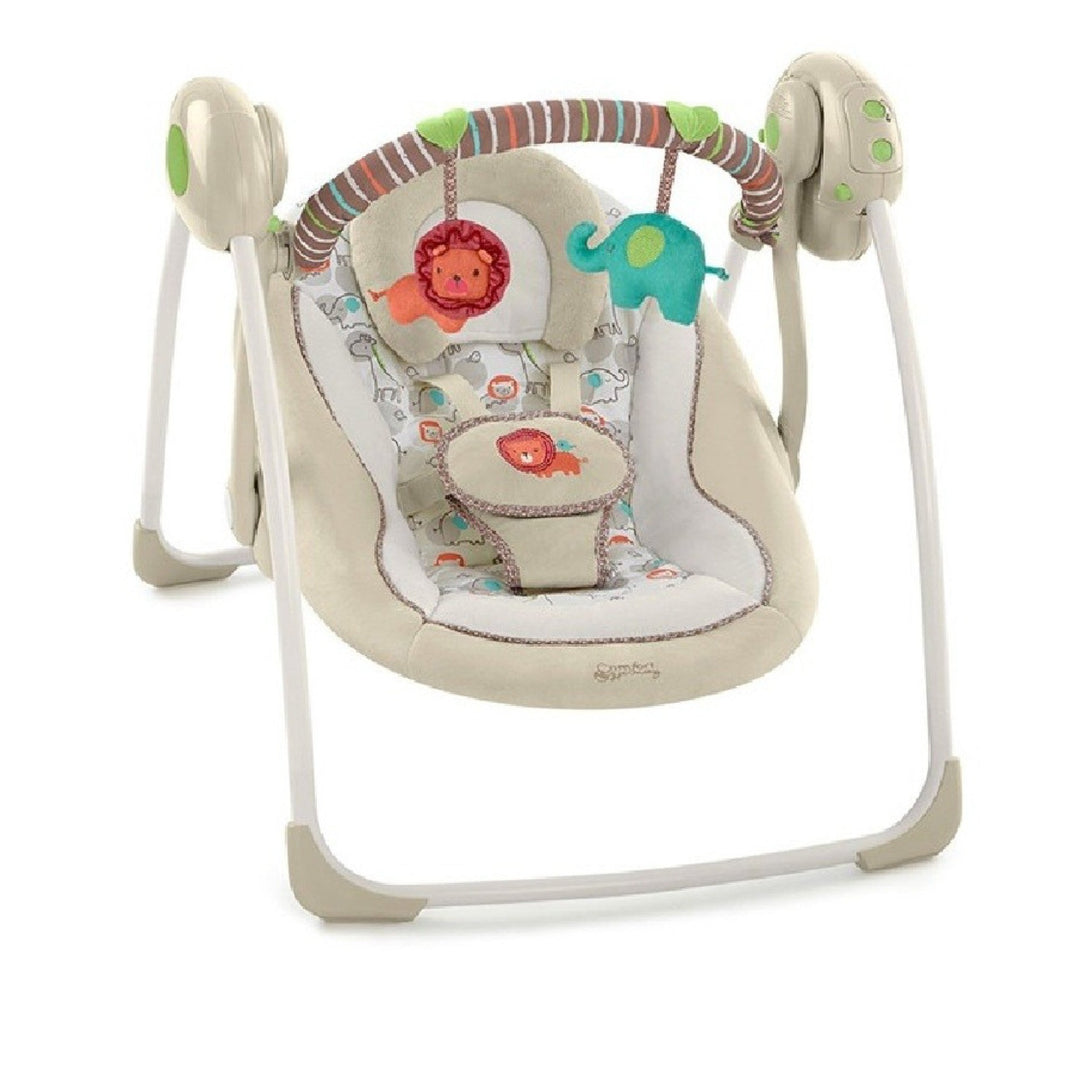Ingenuity Soothe n Delight Portable Swing- Cozy Kingdom