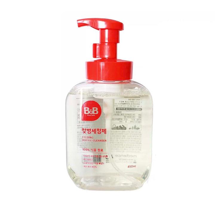 B&B Feeding Bottle Cleanser Bottle 450ml (Bubble Type)