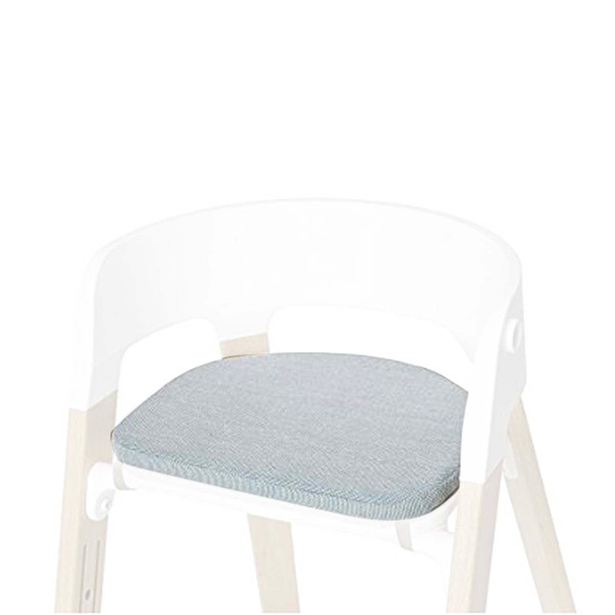 Stokke Steps Chair Cushion- Jade Twill