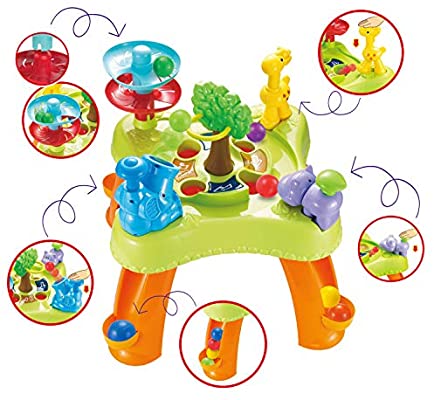 Infunbebe Activity Ball Run Table Learning and Activity Table
