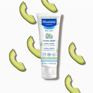 Mustela Hydra BeBe Facial Cream with Organically Farmed Avocado 40ml