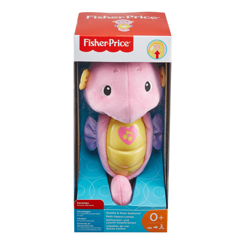 Fisher-Price Soothe N Glow Seahorse- Pink (DGH83)