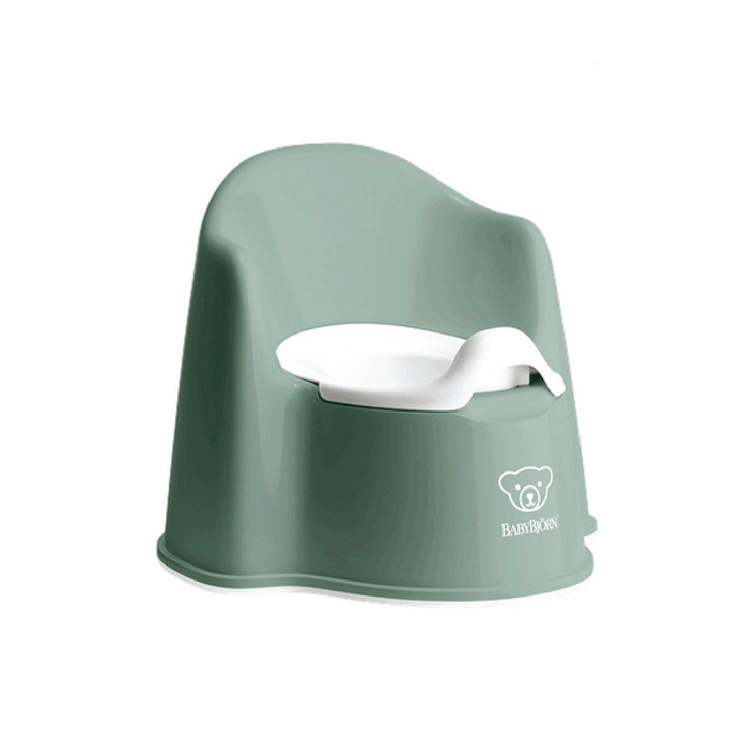 BabyBjörn Potty Chair (Deep Green/ White)