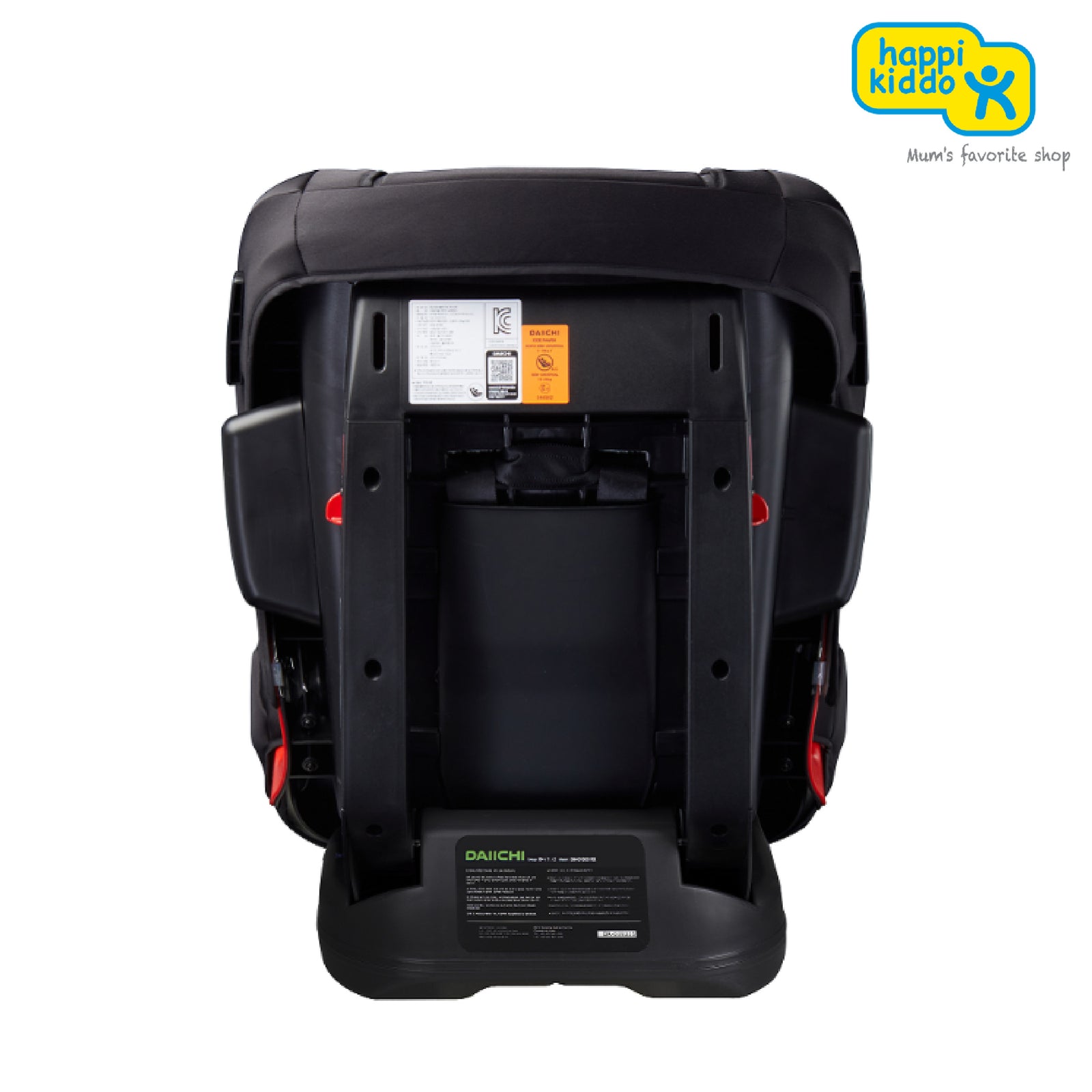 Daiichi First 7 Plus Premium Black Fix Antibacterial Car Seat - image 2 - Happikiddo.com
