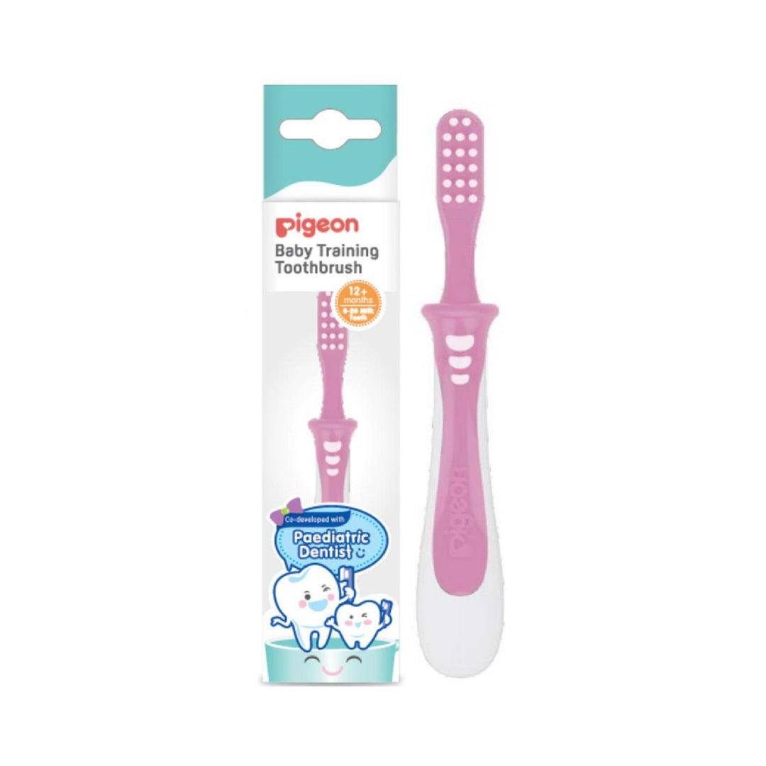 Pigeon Training Toothbrush- Lesson 3 Pink