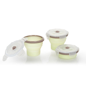 Babymoov Silicone Baby Food Container Set 240ml x3