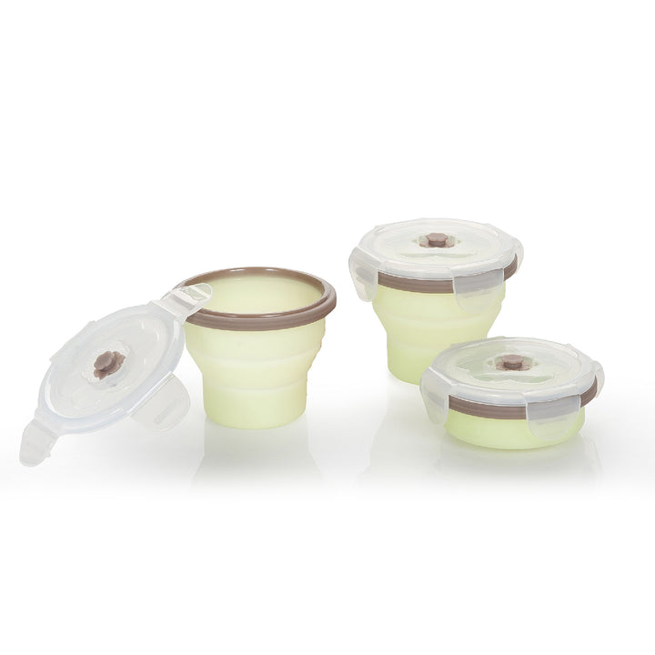 Babymoov Silicone Baby Food Container Set 240ml x3