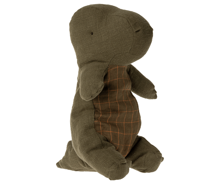Maileg Gantosaurus in egg, Medium - Forest Green