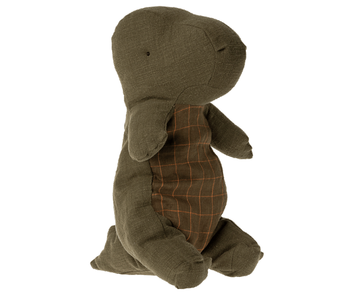 Maileg Gantosaurus in egg, Medium - Forest Green