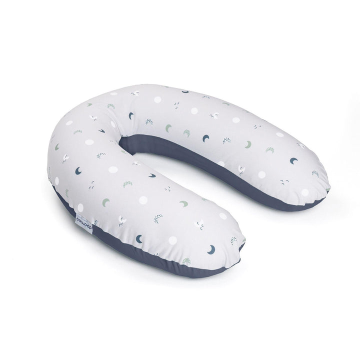Doomoo Softy Nursing Pillow Blue Grey Moon