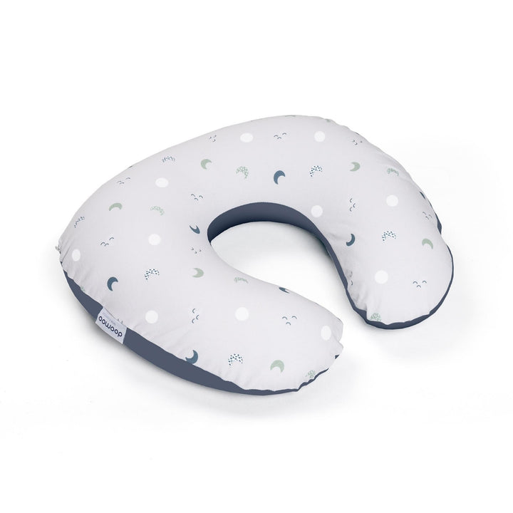 Doomoo Softy Nursing Pillow Blue Grey Moon