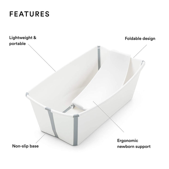 Stokke Flexi Bath Tub With Newborn Support Bundle