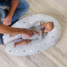Doomoo Buddy Maternity & Nursing Pillow- Blue Grey Moon